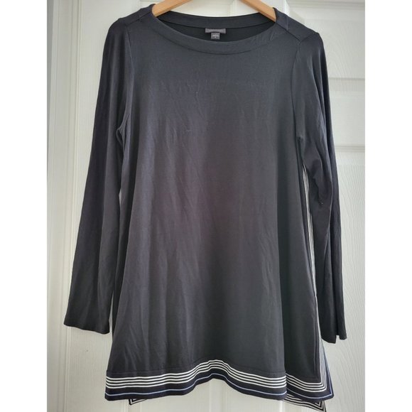 J. Jill Wearever Collection Black tunic with stripes on the side size Meduim - Picture 1 of 7